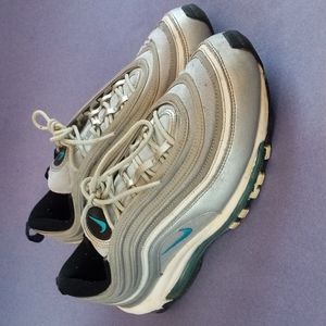 NIKE AIR MAX 97 Metallic Silver – Marina Blue